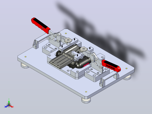 治具装配 压合治具等3D图纸 x_t格式