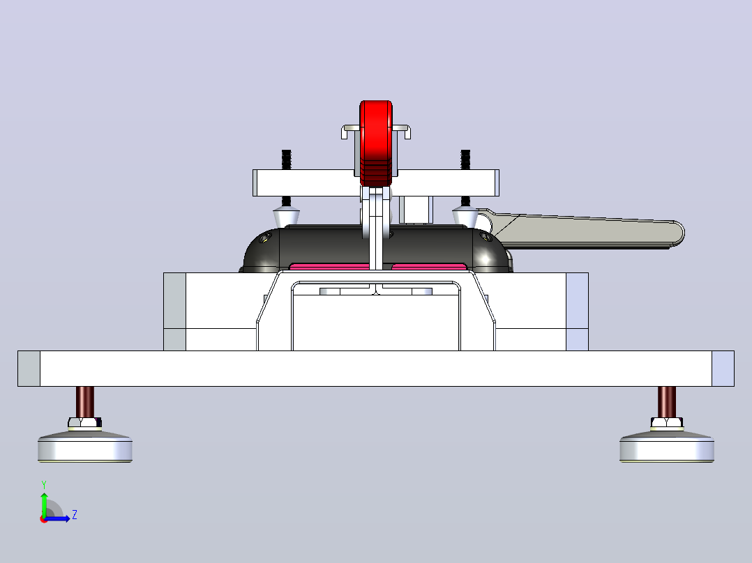 治具装配 压合治具等3D图纸 x_t格式左视图