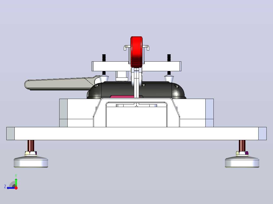 治具装配 压合治具等3D图纸 x_t格式右视图