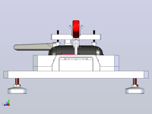 治具装配 压合治具等3D图纸 x_t格式右视缩略图