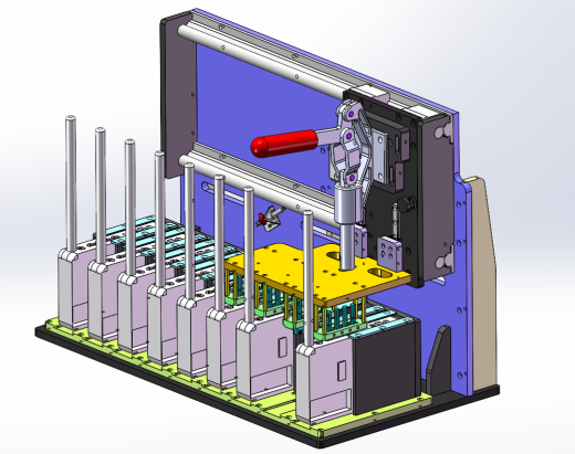 治具装配 压合治具等3D图纸 x_t格式缩略图