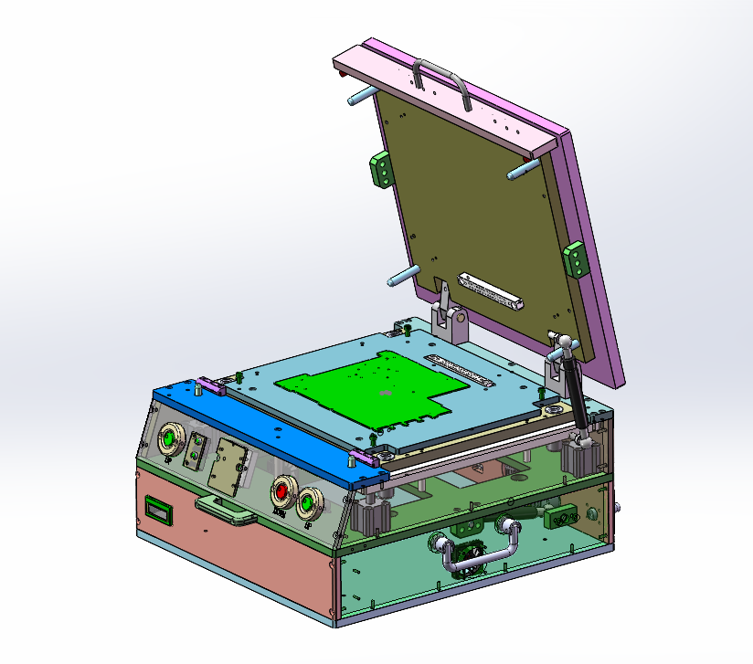 治具装配 压合治具等3D图纸 x_t格式