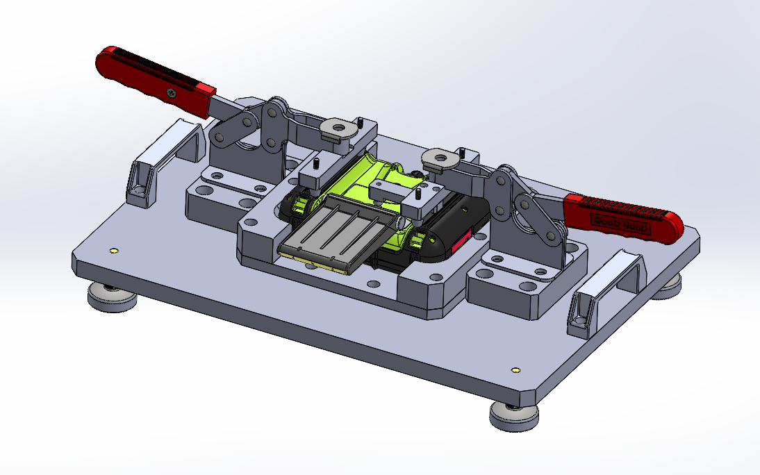 治具装配 压合治具等3D图纸 x_t格式