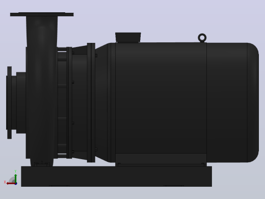 南方泵NIS，NISF泵外形（150-125-250）22kW-4极后视缩略图