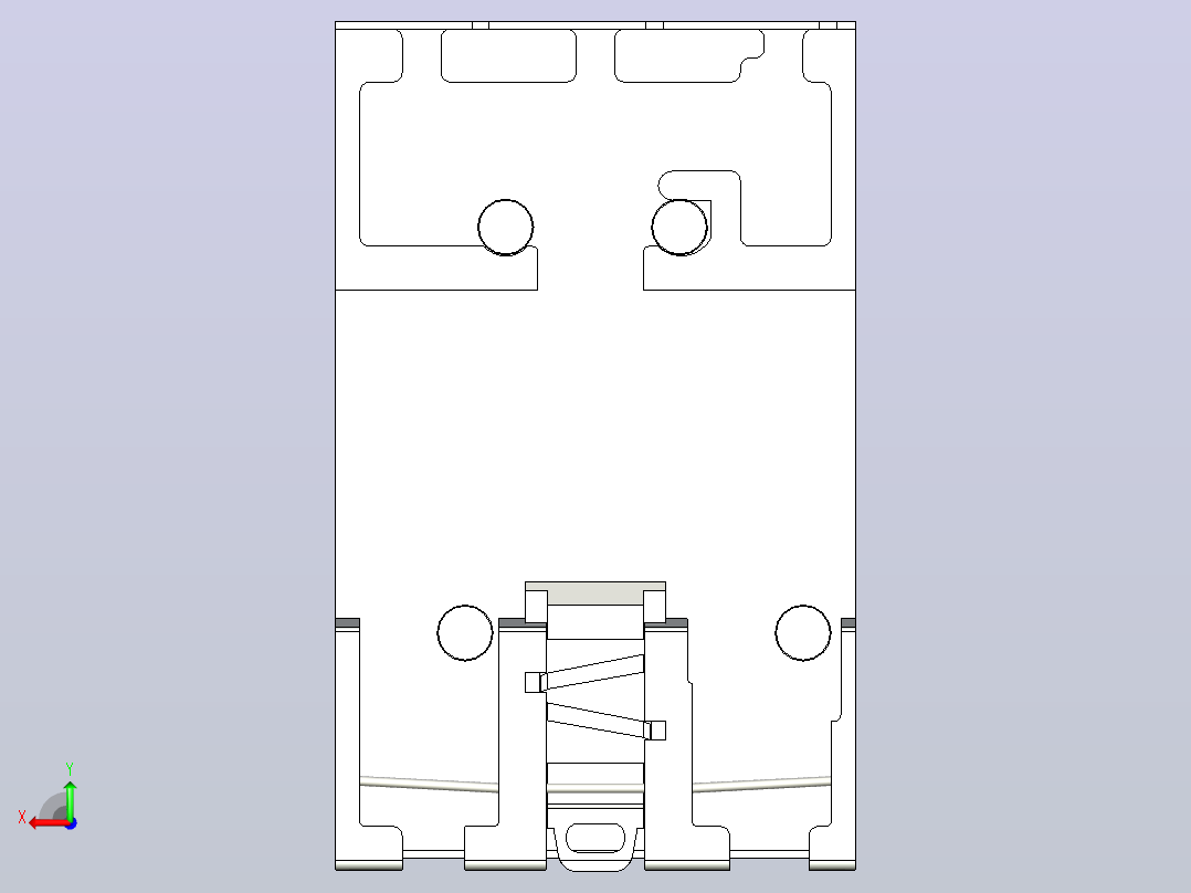 手动电机起动器ABB MS325.a3d后视图