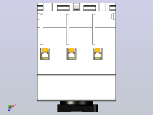 手动电机起动器ABB MS325.a3d俯视缩略图