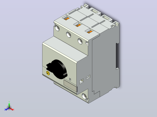 手动电机起动器ABB MS325.a3d正等轴测缩略图