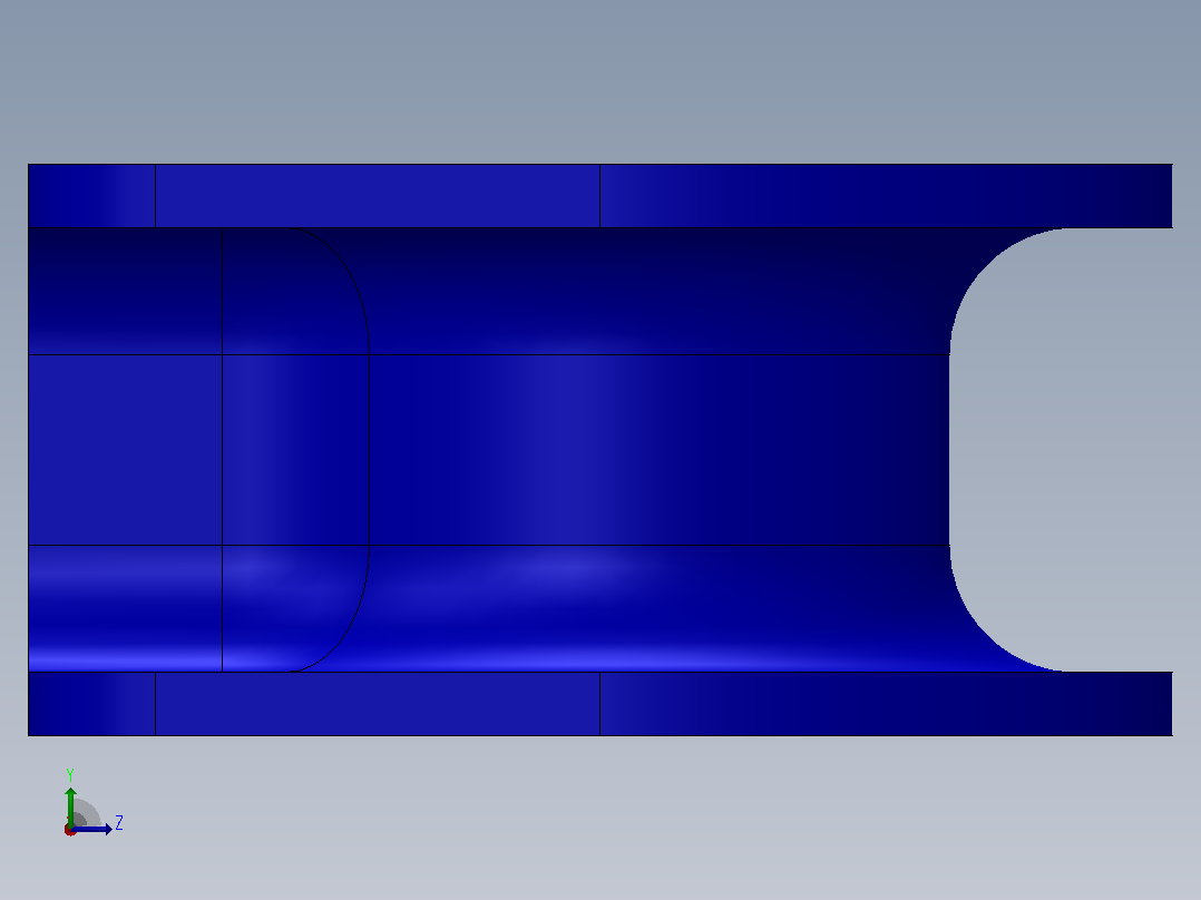 SOLIDWORKS考试级零件建模左视图