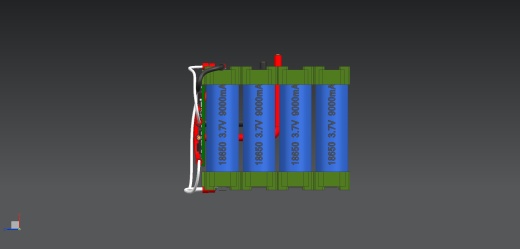 18650锂离子电池组12V 36000毫安时缩略图