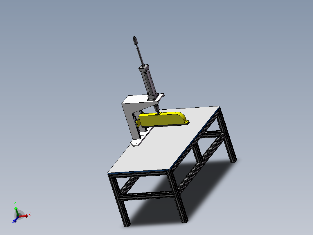 万能大型夹具sw18可编辑