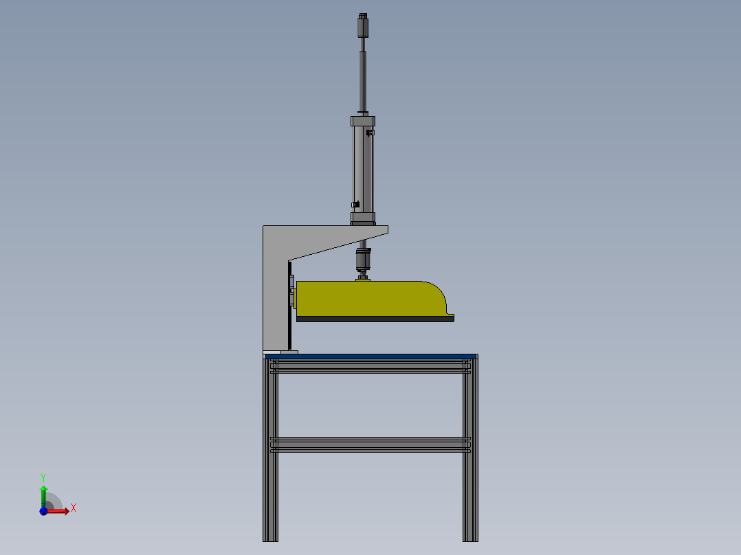 万能大型夹具sw18可编辑前视图