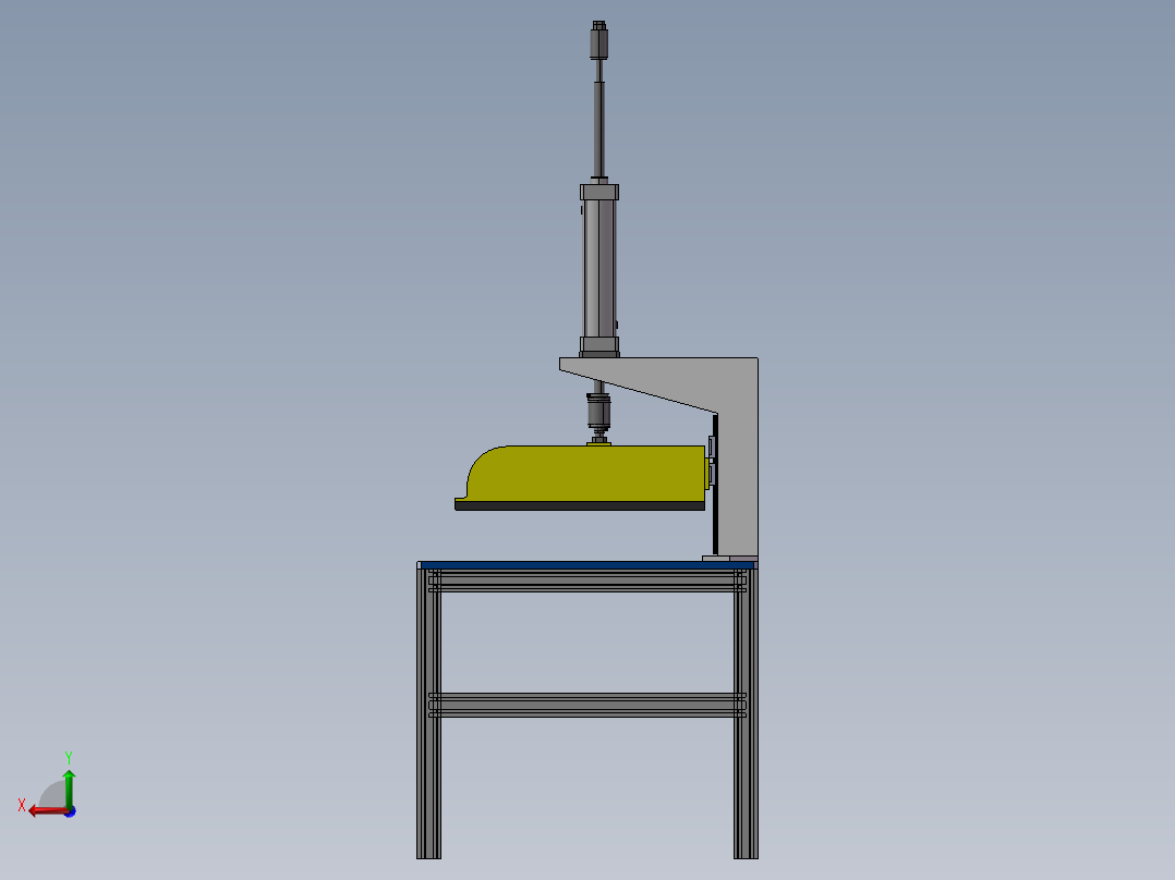万能大型夹具sw18可编辑后视图