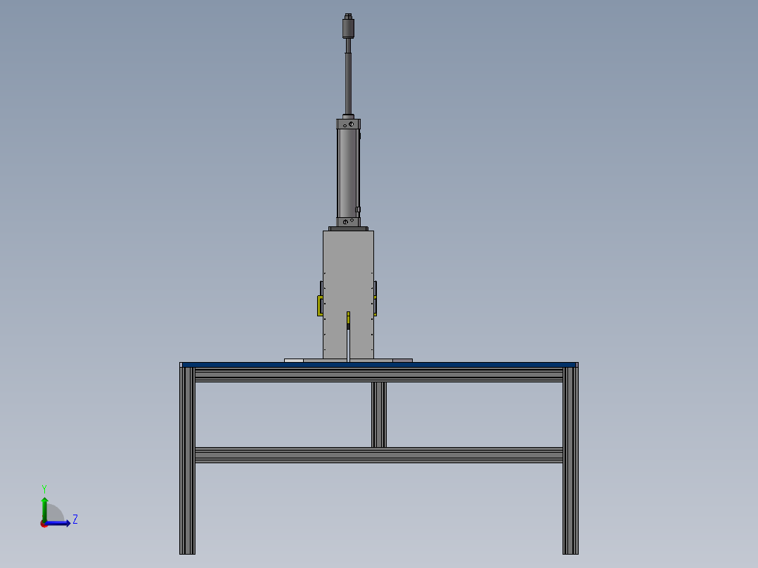 万能大型夹具sw18可编辑左视图