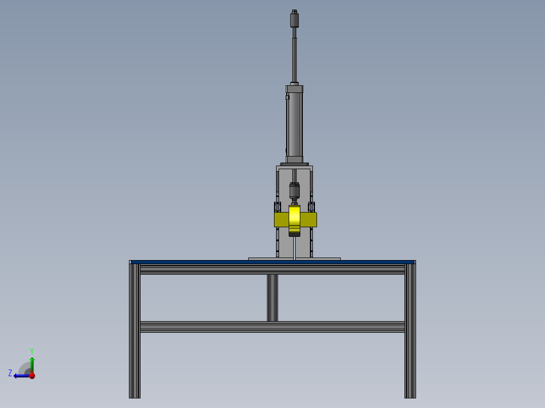 万能大型夹具sw18可编辑右视图