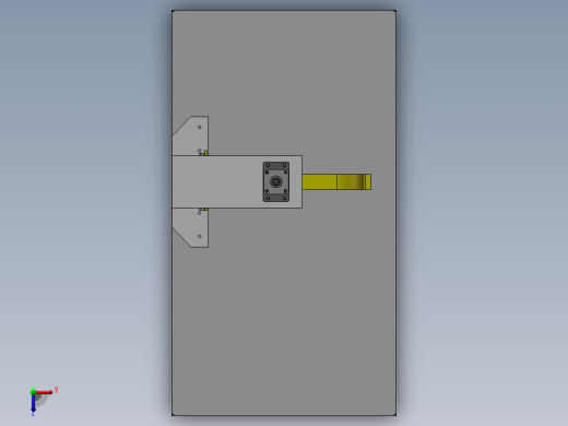 万能大型夹具sw18可编辑俯视缩略图