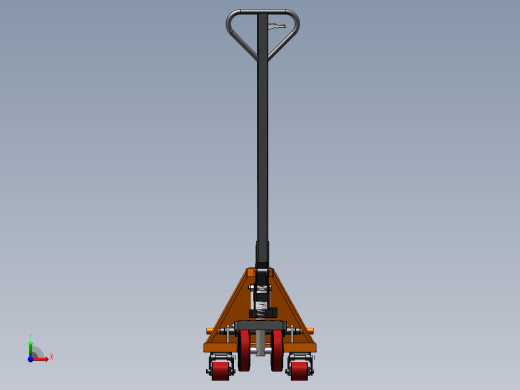 手动油压拖板车(sw12+说明书+爆炸图视频)前视缩略图