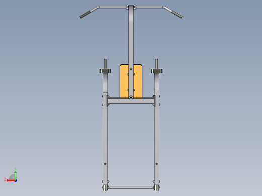 Body-Solid力量健身器械3D数模图纸 STP格式后视缩略图