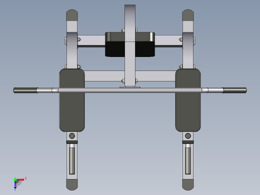 Body-Solid力量健身器械3D数模图纸 STP格式俯视缩略图