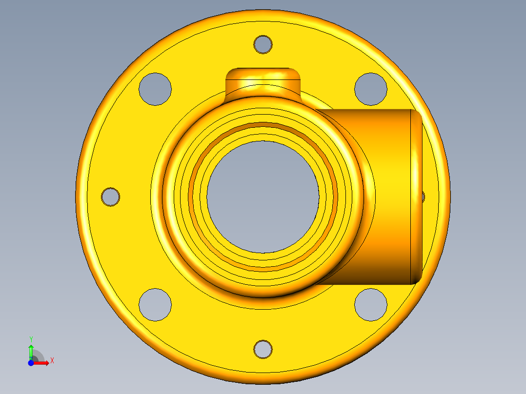 二级减速器 阀体夹具 毕业设计前视图