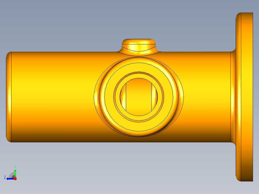 二级减速器 阀体夹具 毕业设计右视图