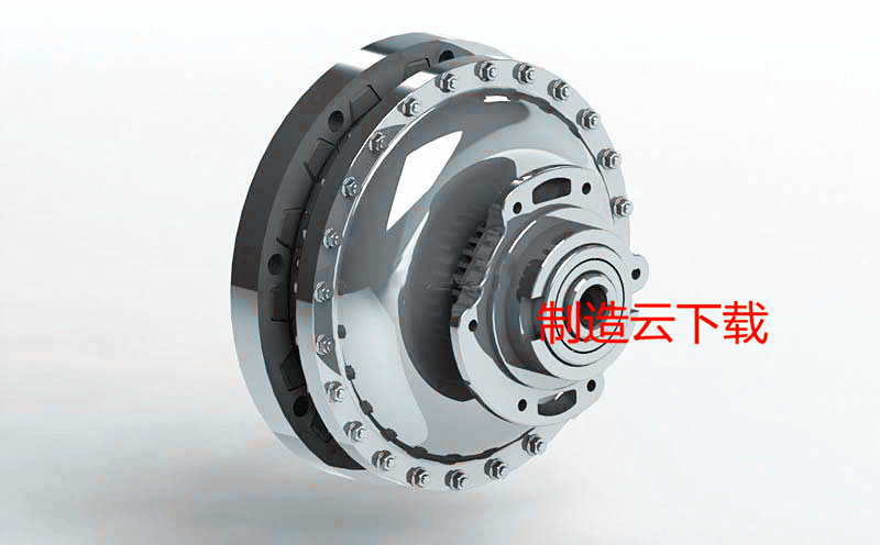 液力变矩器3D模型