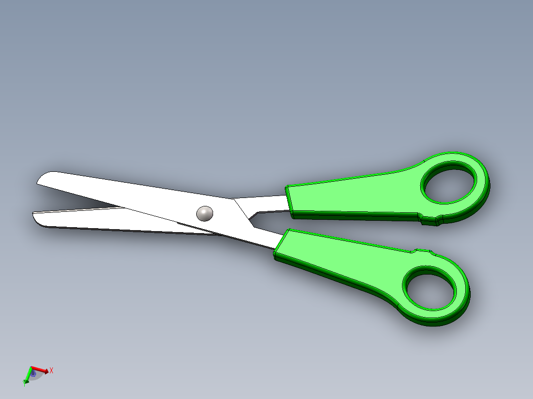 剪刀3D模型