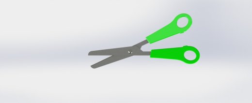 剪刀3D模型缩略图