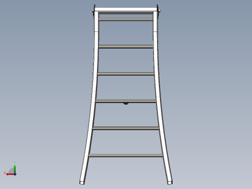 solidworks 简单人字梯建模（含全部特征，焊接构件后视缩略图