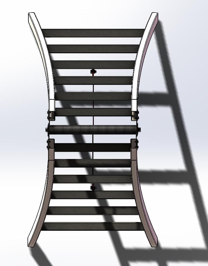 solidworks 简单人字梯建模（含全部特征，焊接构件
