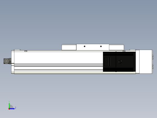 Toyo东佑达直线模组-ECH14-100-BR-200W左视缩略图