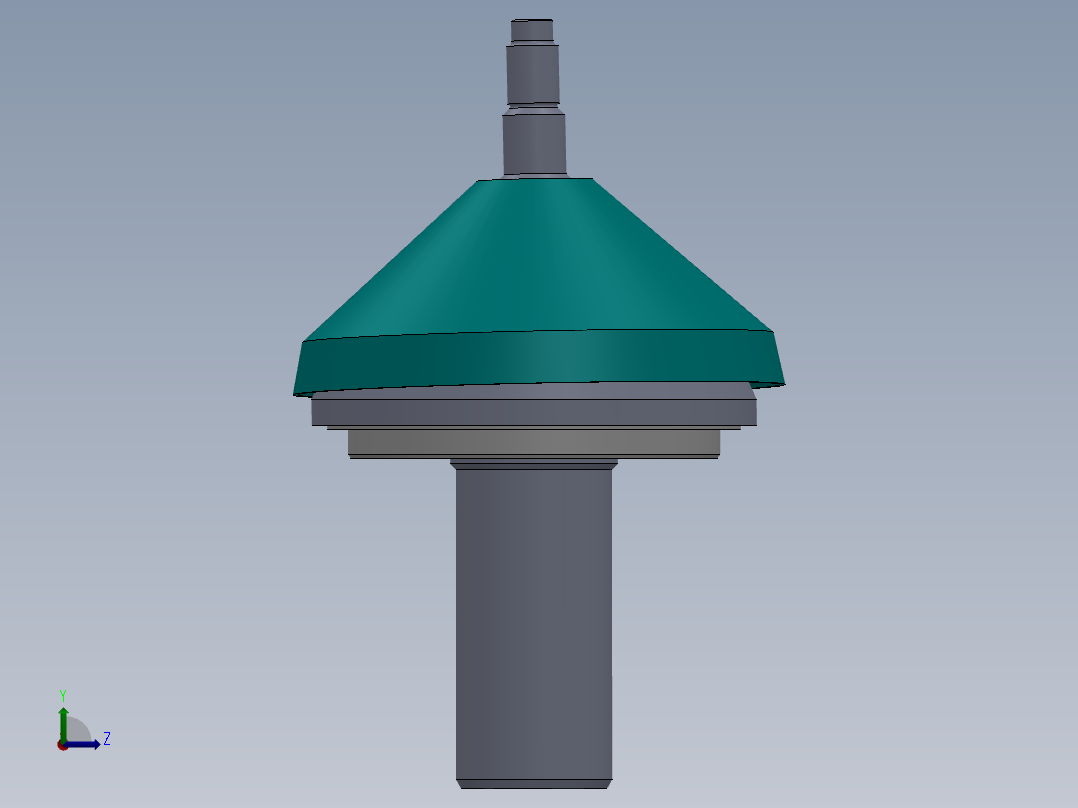 PYB900圆锥破左视图