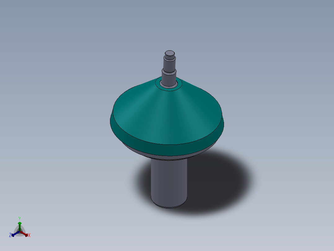 PYB900圆锥破正等轴测图