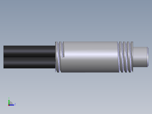 光纤传感器FD-620-10_SolidWorks_13左视缩略图