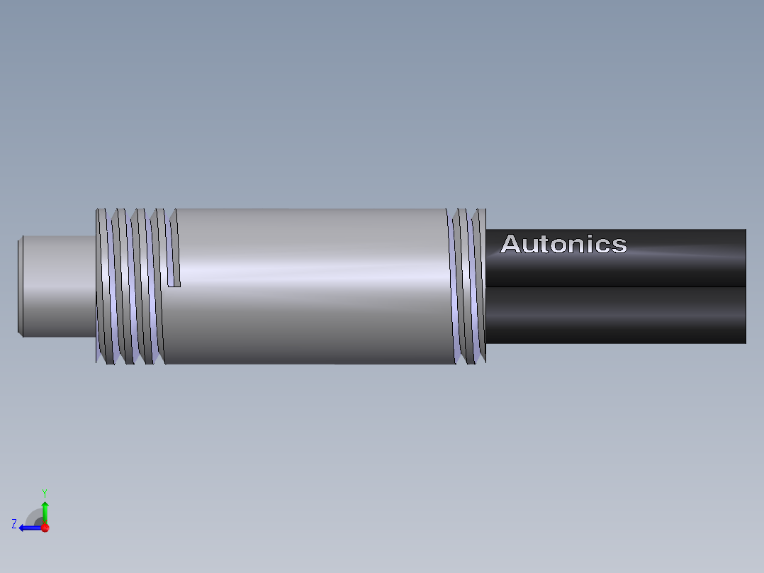 光纤传感器FD-620-10_SolidWorks_13右视图
