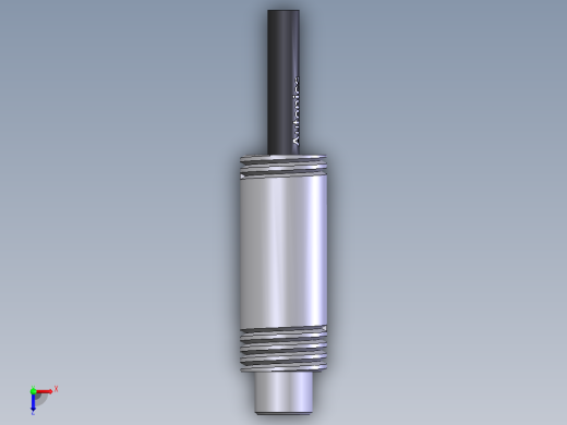 光纤传感器FD-620-10_SolidWorks_13俯视缩略图