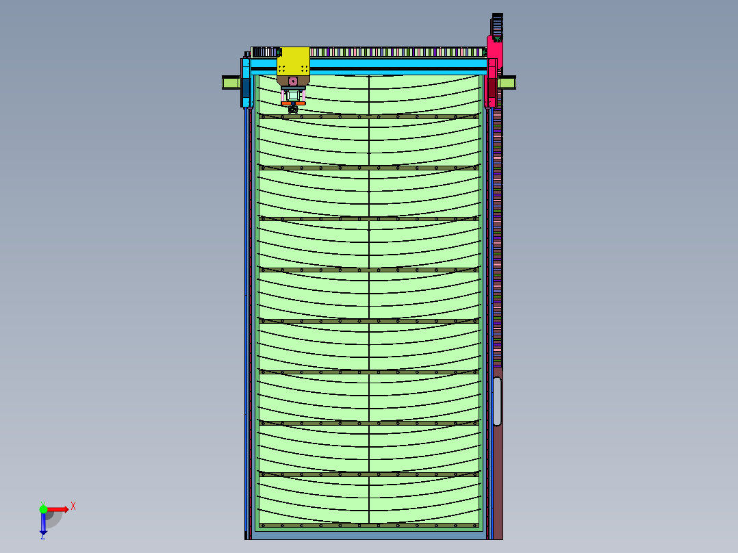 皮革布料复合布软材料切割机俯视图