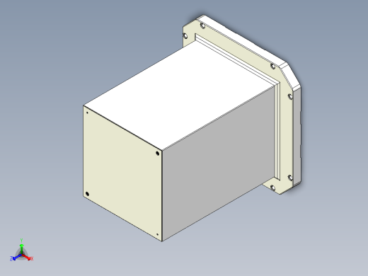 四面基座1908-3D多系列多零件图纸模型