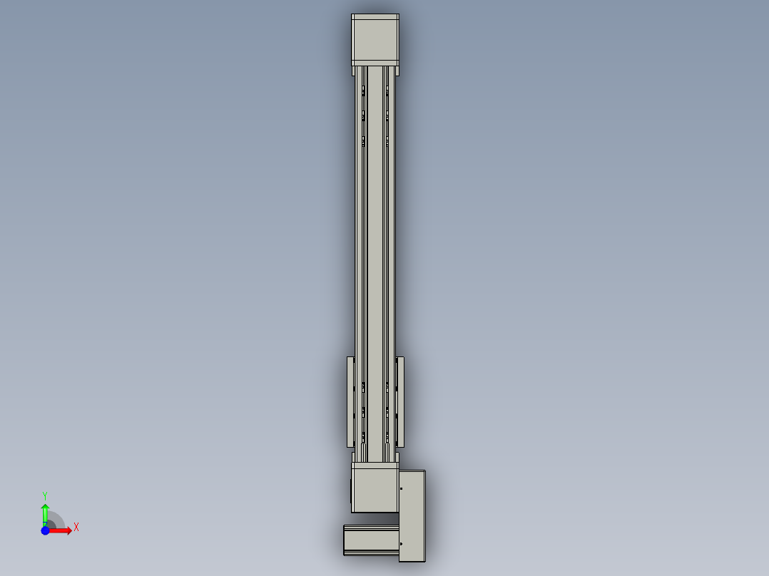 欧规系列-GB8-L96-S550-BR-P40-MS3前视图