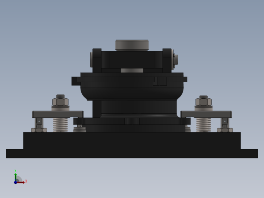 车床连接座钻中心孔φ17.5三维夹具SolidWorks】前视缩略图