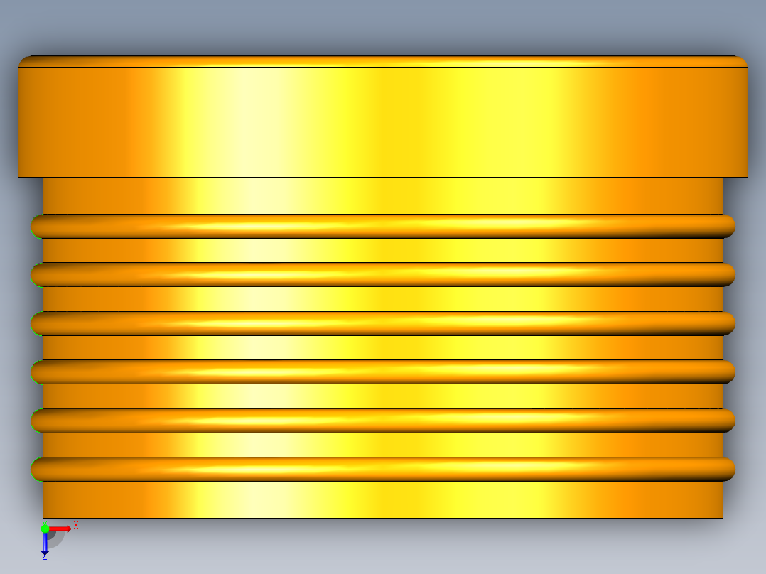 汽车双向作用筒式减震器设计与仿真【含三维UG+CAD图+文档】俯视图