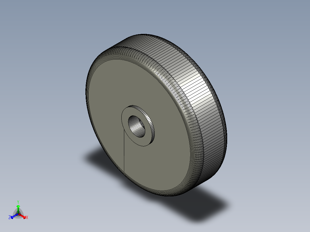 伺服驱动的履带车悬架正等轴测图