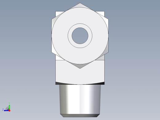 卡套式工业通用硬管接头EO_Male_stud_run_tee_TE06LRCF右视缩略图