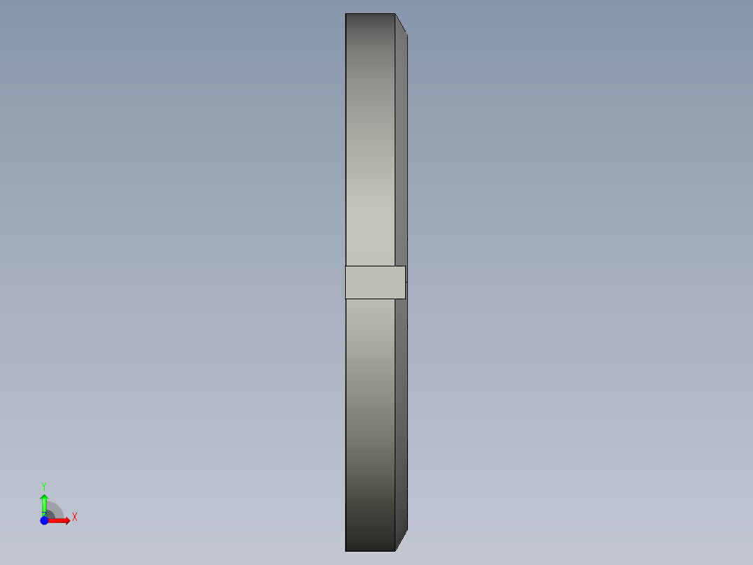 SKF轴承配件3D模型IGS格式前视图