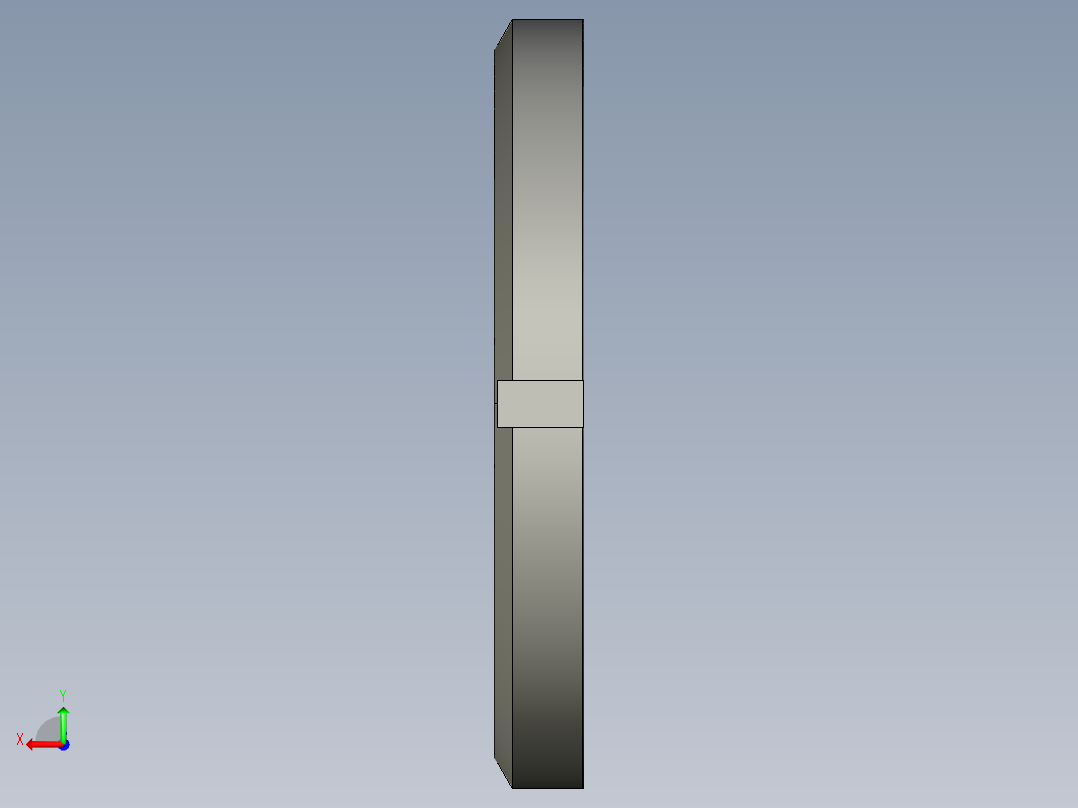 SKF轴承配件3D模型IGS格式后视图