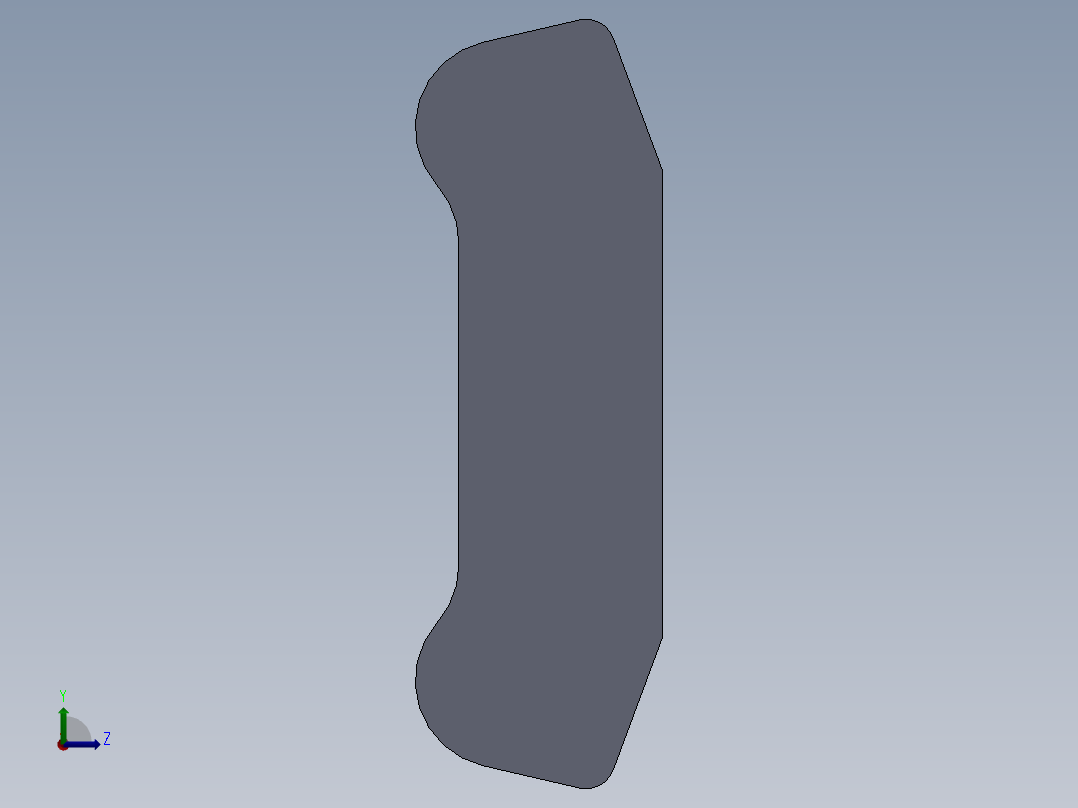 GBT11265轻轨接头夹板左视图