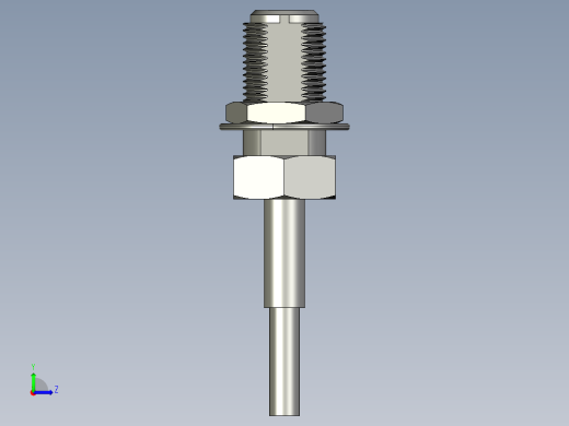 SMA 天线高频连接器左视缩略图