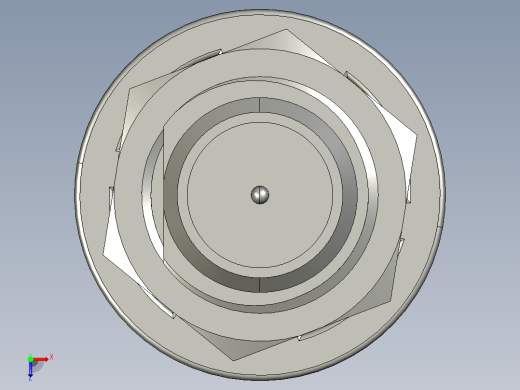 SMA 天线高频连接器俯视缩略图