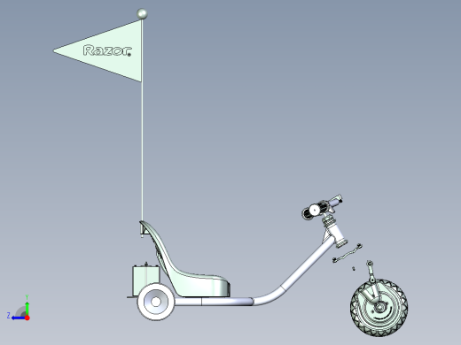 漂移三轮车右视缩略图