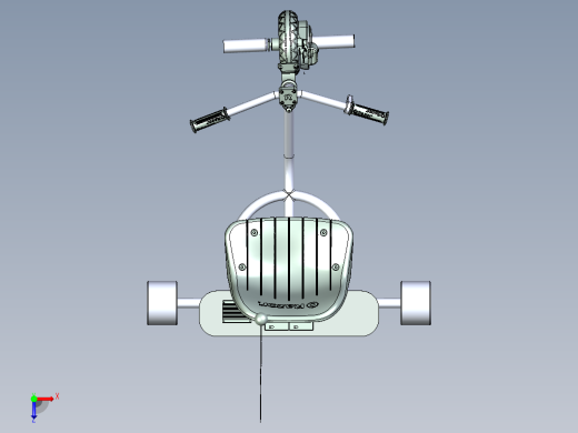 漂移三轮车俯视缩略图