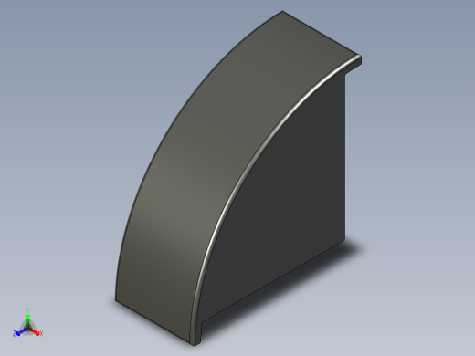 型材-BR 30X60 ANGLE BRACKET CAP KJN523543正等轴测缩略图